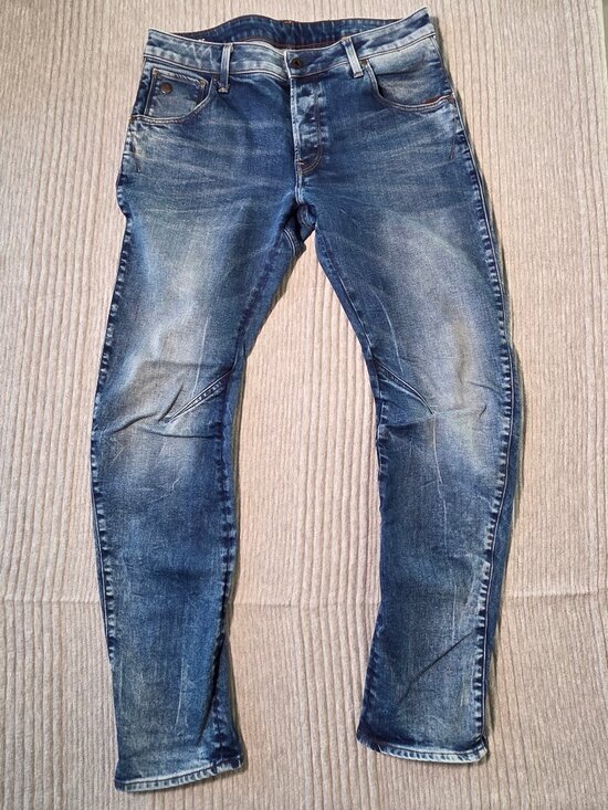 G-Star Other - G-Star RAW ARC 3D Slim Jeans Men's 34x32 Blue Distressed Barrel Tapered Denim